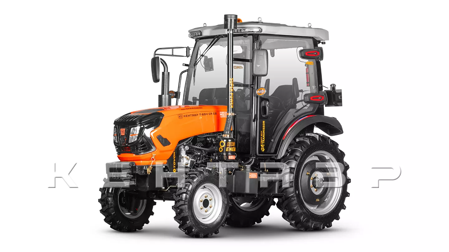 Трактор Кентавр Т-654С PRO A/C 8+8 (Toyokawa) STD agri 7,50-16 / 11,20-28 (с ПСМ)